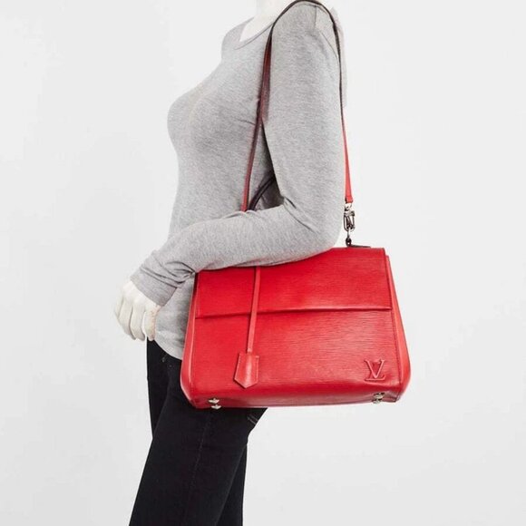 Louis Vuitton Coquelicot Epi Leather Cluny MM Bag - Picture 2 of 12